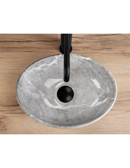 oval håndvask vask bordmonteret bordplade keramik badeværelse