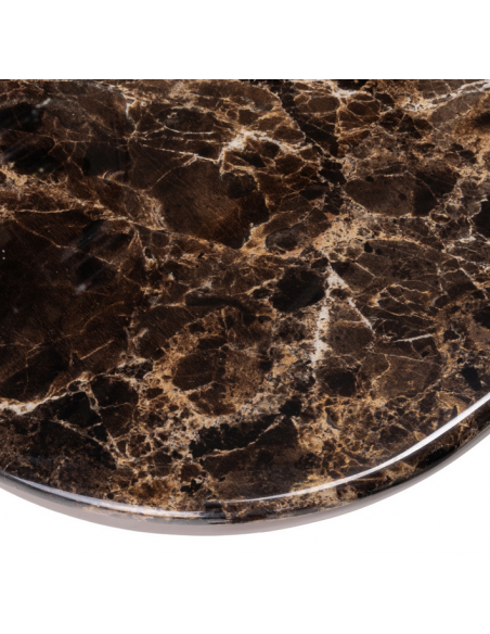 spisebord marmor design brun marmorlook