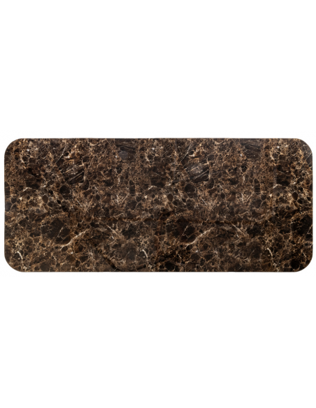 spisebord marmor design brun marmorlook