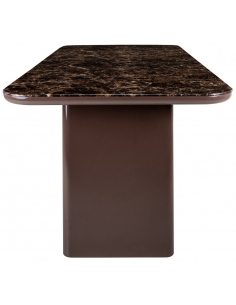 spisebord marmor design brun marmorlook 2