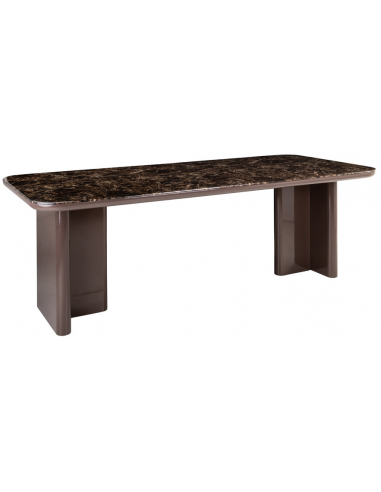 spisebord marmor design brun marmorlook