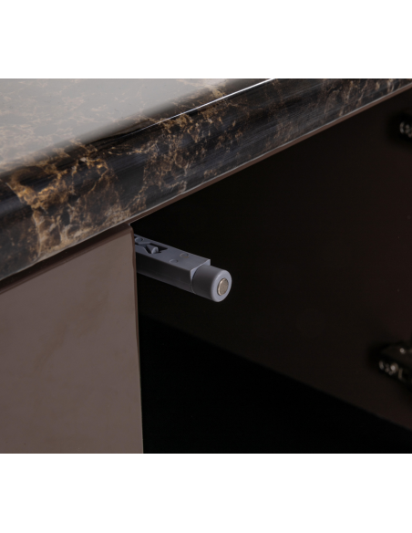 Tvbord moderne design brun marmor