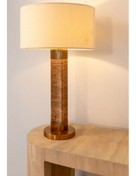 konsolbord konsol entrebord afsætningsbord entremøbler sten travertin marmor