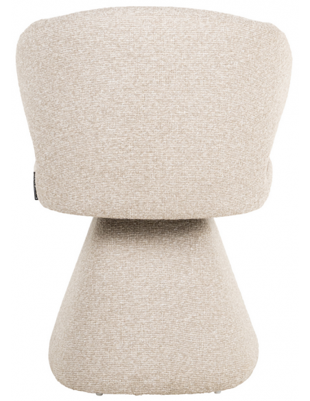 spisebordsstol armlæn stof moderne beige design