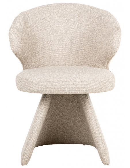 spisebordsstol armlæn stof moderne beige design