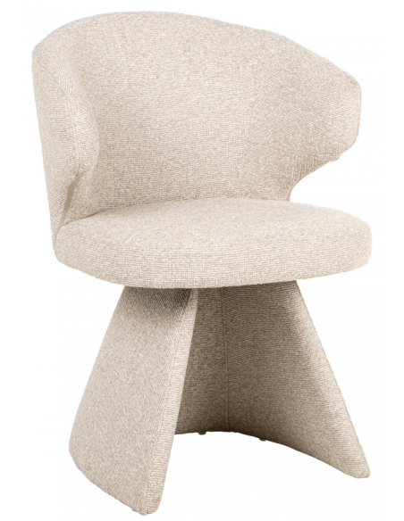 spisebordsstol armlæn stof moderne beige design