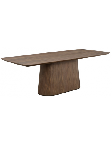 spisebord design brun valnød træ moderne stuebord