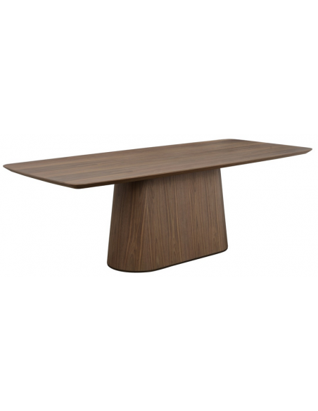 spisebord design brun valnød træ moderne stuebord