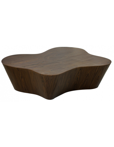 organisk sofabord valnød træ design moderne stort