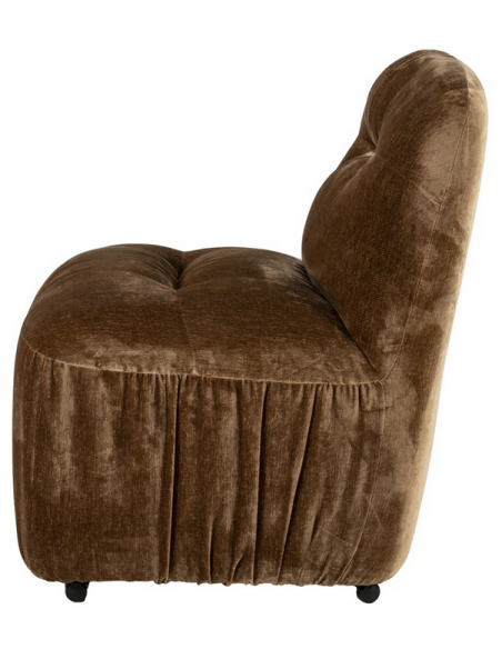 spisebordsstol hjul moderne stof design drejbar drejefunktion