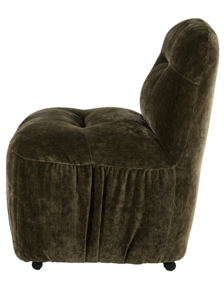 spisebordsstol hjul moderne stof design drejbar drejefunktion