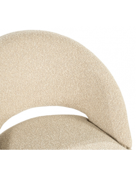 spisebordsstol moderne stof design bouclé