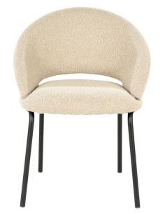 spisebordsstol moderne stof design bouclé 2