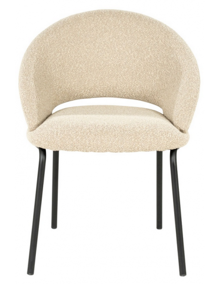 spisebordsstol moderne stof design bouclé