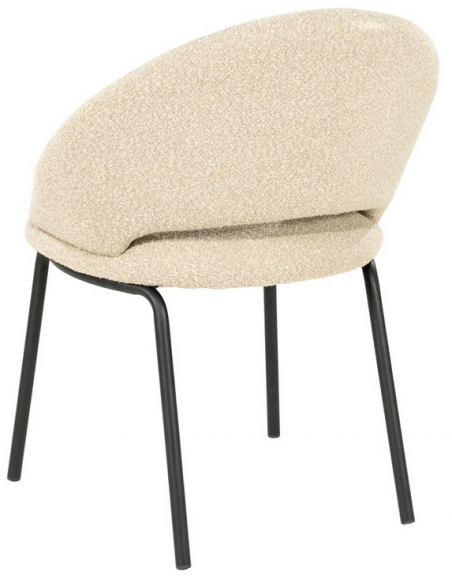 spisebordsstol moderne stof design bouclé