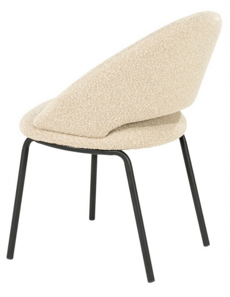 spisebordsstol moderne stof design bouclé