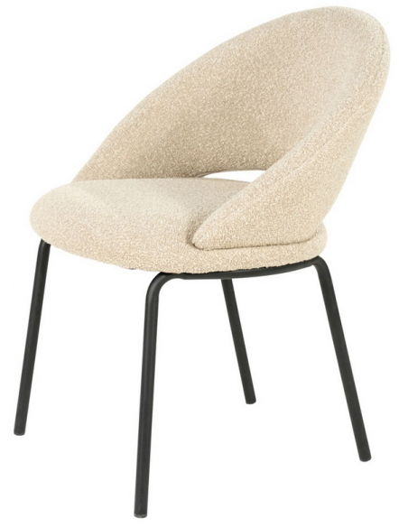 spisebordsstol moderne stof design bouclé