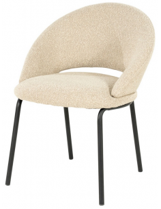 spisebordsstol moderne stof design bouclé
