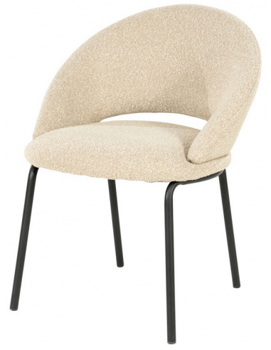 spisebordsstol moderne stof design bouclé