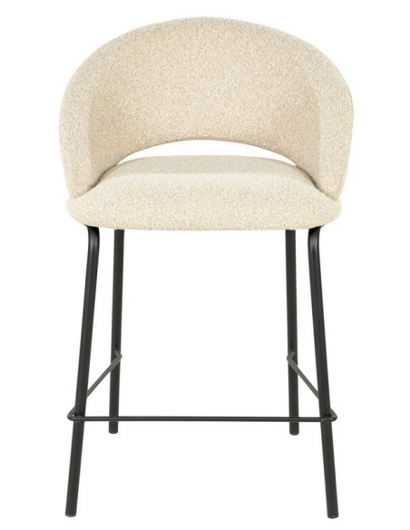 barstol ryg ryglæn stof moderne design høj