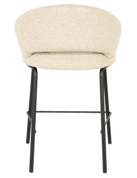 barstol ryg ryglæn stof moderne design høj