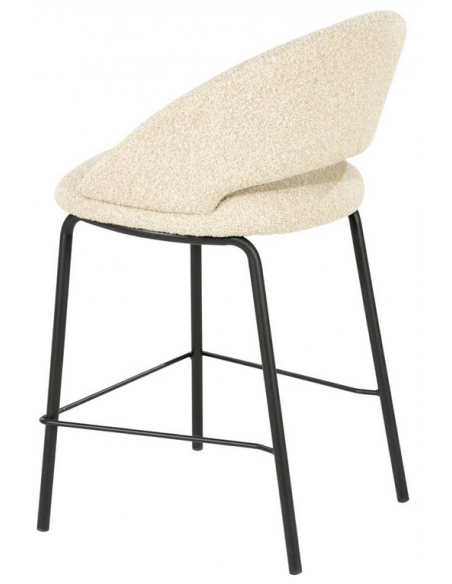 barstol ryg ryglæn stof moderne design høj