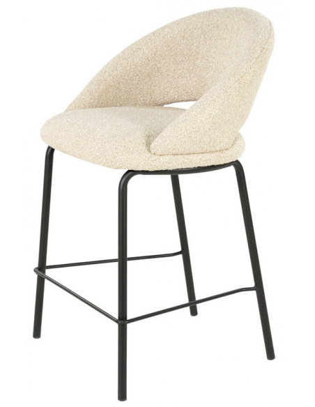 barstol ryg ryglæn stof moderne design høj