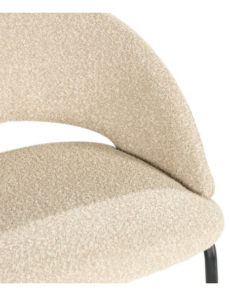 barstol ryg ryglæn stof moderne design høj