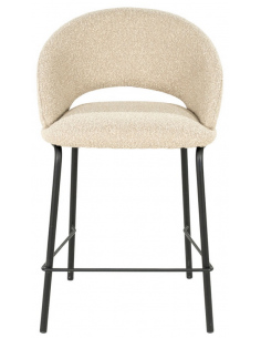 barstol ryg ryglæn stof moderne design høj 2