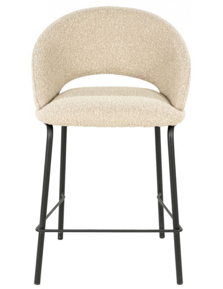 barstol ryg ryglæn stof moderne design høj