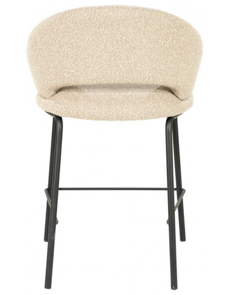 barstol ryg ryglæn stof moderne design høj