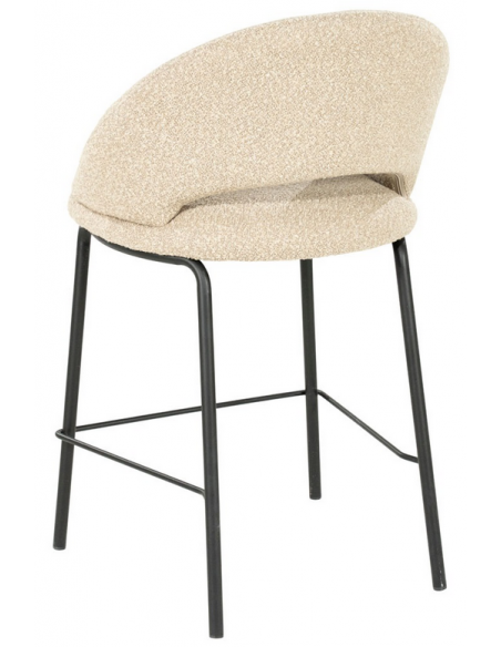 barstol ryg ryglæn stof moderne design høj