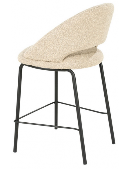 barstol ryg ryglæn stof moderne design høj