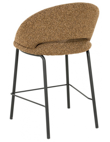 barstol ryg ryglæn stof moderne design høj