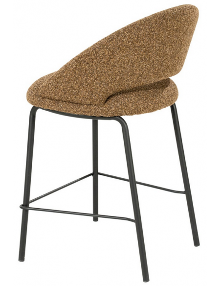 barstol ryg ryglæn stof moderne design høj