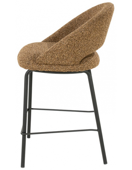 barstol ryg ryglæn stof moderne design høj