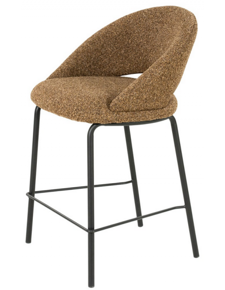 barstol ryg ryglæn stof moderne design høj