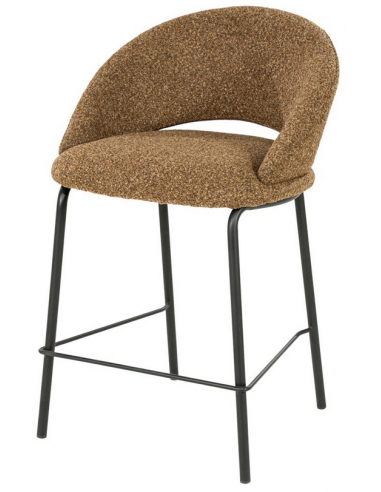 barstol ryg ryglæn stof moderne design høj