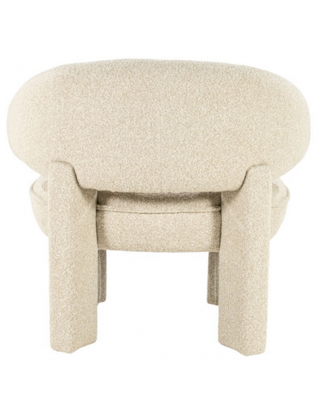 lænestol loungestol moderne nordisk design skandinavisk retro stof beige