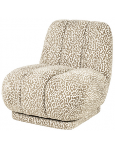 lænestol loungestol moderne nordisk design skandinavisk retro stof