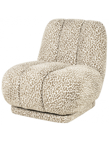 lænestol loungestol moderne nordisk design skandinavisk retro stof