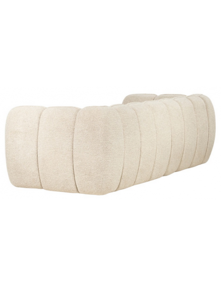 sofa 3 personer moderne nordisk design skandinavisk retro gammeldags stof