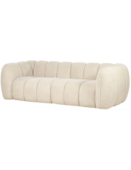 sofa 3 personer moderne nordisk design skandinavisk retro gammeldags stof