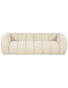 sofa 3 personer moderne nordisk design skandinavisk retro gammeldags stof