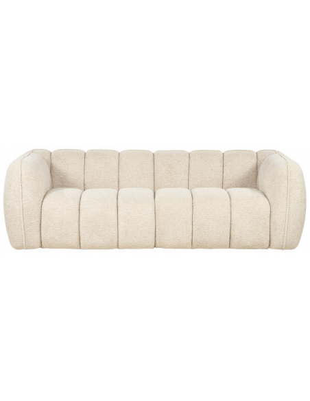 sofa 3 personer moderne nordisk design skandinavisk retro gammeldags stof