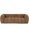 CUBETTO 3-personers modulsofa i polyester B220 cm - Brun