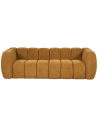 CUBETTO 3-personers modulsofa i polyester B220 cm - Sennep