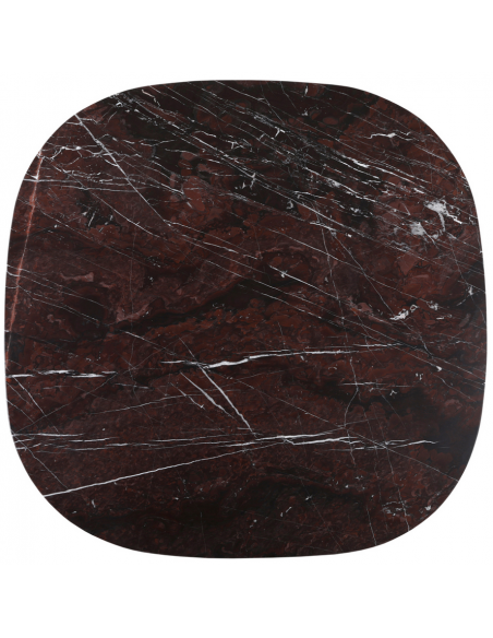 Spisebord firkantet kvadratisk keramik marmor moderne design 120