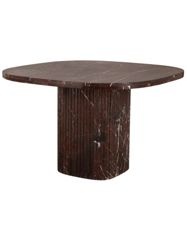 Spisebord firkantet kvadratisk keramik marmor moderne design 120