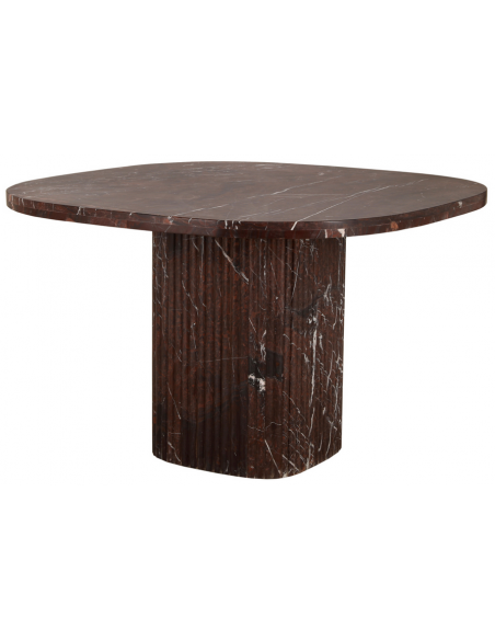 Spisebord firkantet kvadratisk keramik marmor moderne design 120